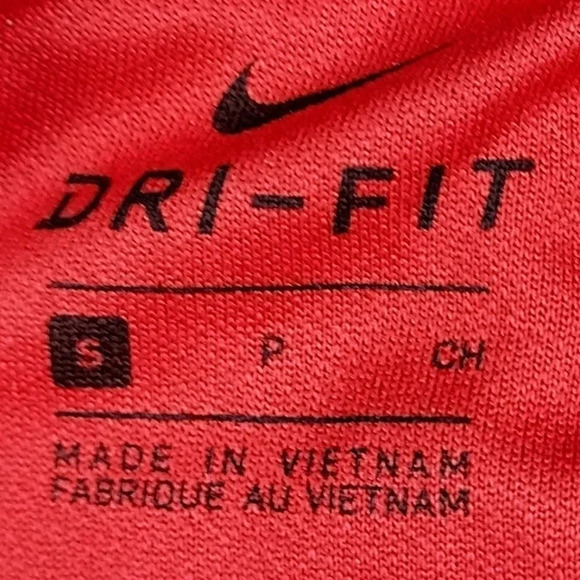 Nike Dri-Fit Red & White/Black Running Womens Shorts Small  Integrated Underwear - Picture 3 of 9